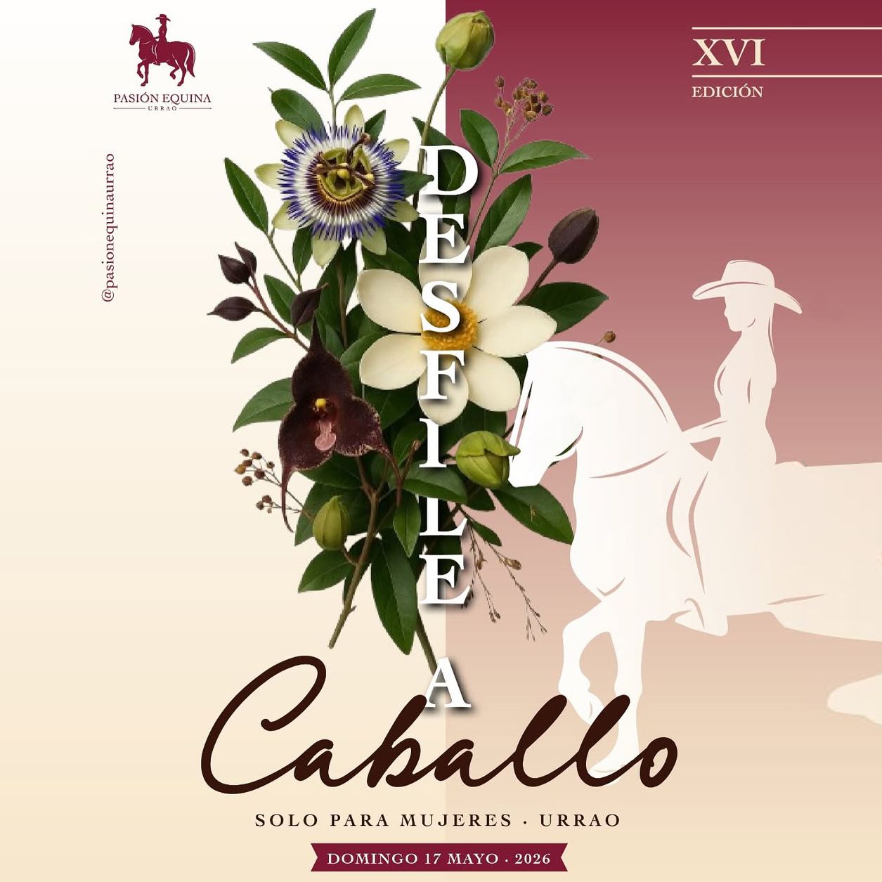 Desfile a Caballo solo para Mujeres